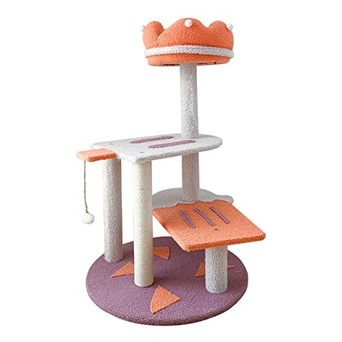 Katzenturm Mehrstöckiger Katzenturm, Aktivitätszentrum for Katzen und Haustiere, Kleiner Katzenbaum Kratzbäume von ONDIAN