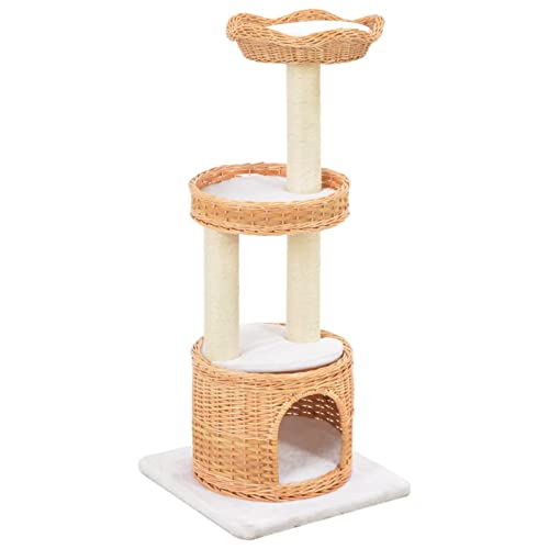 Kratzbaum Katzenbaum mit Schwesternkratzer nach Willow Wood Pet Supplies von ONDIAN