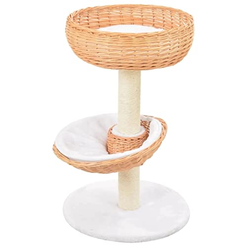 Kratzbaum Katzenbaum mit Schwesternkratzer nach Willow Wood Pet Supplies von ONDIAN