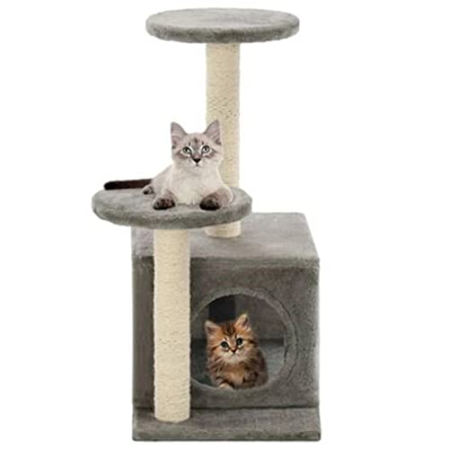 Kratzbaum Katzenbaum mit Sisal -Kratzerpfosten 60 cm Home Möbel Rahmen Spielzeug von ONDIAN