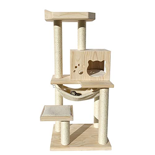 Kratzbaum Katzenhaus Ist Ideal for Katzen Zu Klettern Und Spielen Spielzeug Katzenkratzbrett Activity Center von ONDIAN