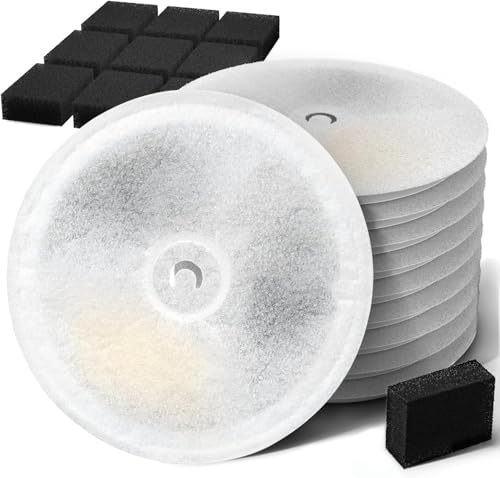 10 Stück Katzenbrunnen Filter und 10 Stück Pumpe Schwamm, Verbessert Filter von ONECUTE
