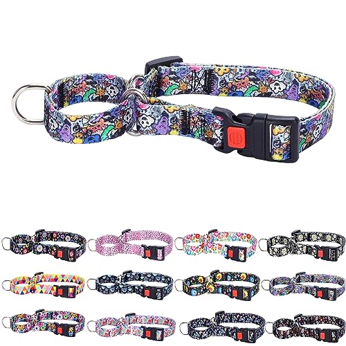 Halloween Demons Martingale-Halsband für kleine, mittelgroße und große Hunde, verstellbar, Nylon, strapazierfähig, Spaziergangstraining, Jungen und Mädchen, Größe S Halloween Demons Martingale-Halsband für kleine, mittelgroße und große Hunde, verstellbar, Nylon, strapazierfähig, Spaziergangstraining, Jungen und Mädchen, Größe S von ONEFOJOJO