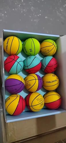 ONEPET Ball Hundespielzeug, langlebig, hohe Sprungkraft, schwimmender Gummiball, 6 Stück, Größe M von ONEGlobal