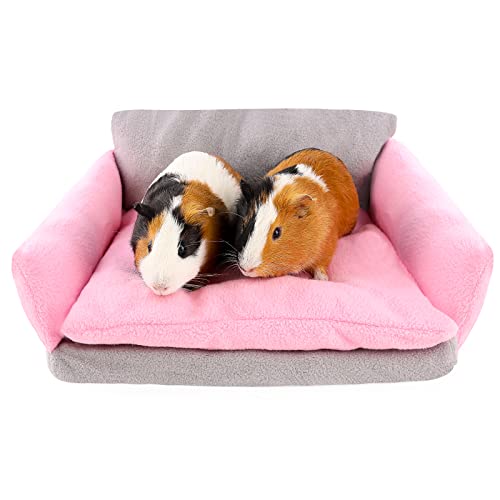 ONEJU Meerschweinchen-Bett und Kaninchen-Sofa - Käfig-Zubehör für Meerschweinchen, Chinchilla, Frettchen - Sofa-Form von ONEJU
