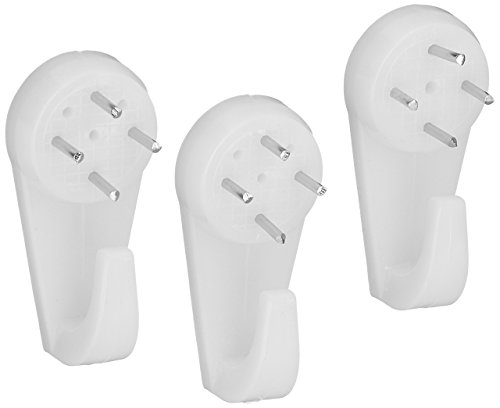 OOK 533718 Hardwall Hanger, 3er Pack, 6,8 kg, weiß von OOK