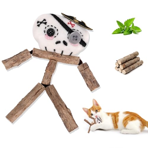 OOTSR Interaktives Spielzeug Katzenminze Seeräuber, Halloween Katzenspielzeug für Kätzchen, Natürliche Silvervine für Katzen Spielzeug Katze Zahnpflege OOTSR Interaktives Spielzeug Katzenminze Seeräuber, Halloween Katzenspielzeug für Kätzchen, Natürliche Silvervine für Katzen Spielzeug Katze Zahnpflege von OOTSR