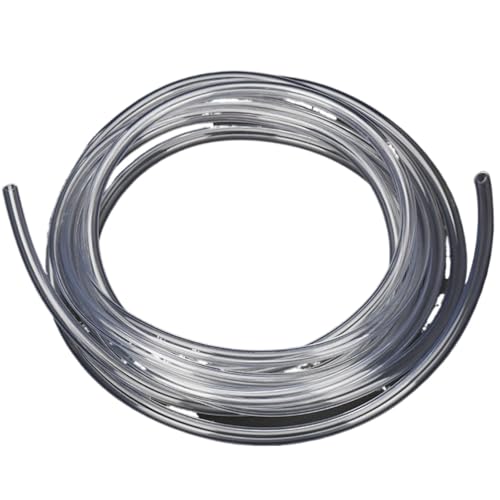 OPIGJUFD Aquarium Schlauch 4 * 6,0mm Aquarium Sauerstoff Luftpumpe Schlauch for Luft Blase Stein Weichen/PU Harten Rohr Fisch Tank Aquarium Pumpe Rohr Zubehör(Hard Tube,1m) von OPIGJUFD