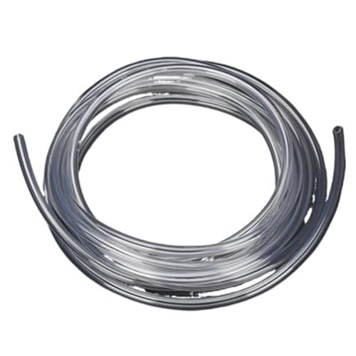 OPIGJUFD Aquarium Schlauch Aquarium 1,0 m/3,0 m/5,0 m/10,0 m Sauerstoffpumpe Schlauch Luftblase Stein Aquarium Fisch Tank Teich Pumpe Rohr 4 * 6,0mm Weiß Schwarz Farbe(Enhanced Edition 4MM,3m) von OPIGJUFD