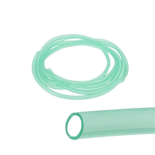 OPIGJUFD Aquarium Schlauch UXCELL 2,0 mt 2,5 mt 12,0 mt Aquarium Airline-Schlauch Standard Aquarium Transparent Schlauch 4,0mm Silikonschlauch for Aquarium Luftpumpe(Green 2m) von OPIGJUFD