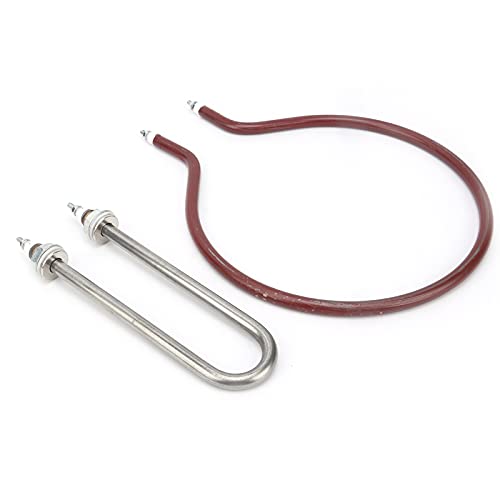 OPPWONG Eierinkubator, Eierbrutschrank 300 W Inkubator-Heizrohr, U-förmiges Befeuchtungsrohr, Rundes Heizrohr Wachtelei-Inkubator mit Edelstahlmaterial für Hühnerente von OPPWONG