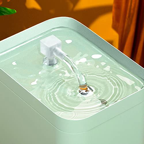 Haustier-Wasserbrunnen, Katzen-Wasserspender, Haustier-Wasserspender, Einstellbare Wasserdurchflussgeschwindigkeit, 1,5 L, Große Kapazität für den Innen- und Außenbereich Haustier-Wasserbrunnen, Katzen-Wasserspender, Haustier-Wasserspender, Einstellbare Wasserdurchflussgeschwindigkeit, 1,5 L, Große Kapazität für den Innen- und Außenbereich von OPPWONG