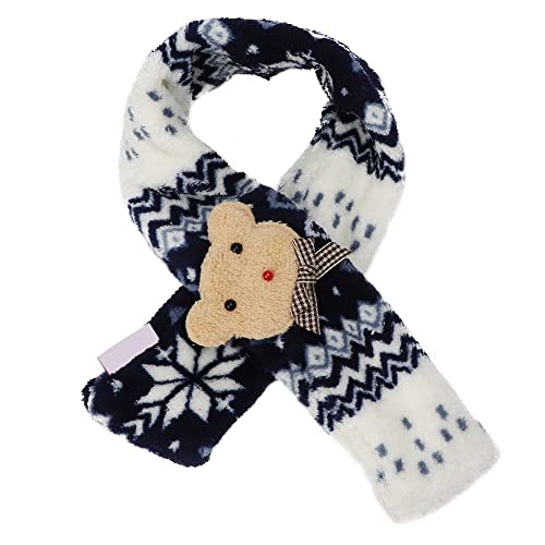 Hundeschal, Winter Katze Hals Wärmer Hund Weihnachtsschal Katze Schal Plüsch Weich War Warmes Haustier Katzenhals Nackenschal für Kleine Mittelgroßen Großen Haustieren Hunde (M) von OPPWONG