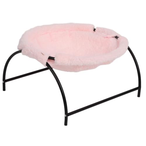 OPPWONG Katzenhängematte, Hundebett, Haustier-Hängemattenbett, Katzenschaukel, Hängebett, Erhöhtes Katzenbett, Schlafende Katze, Katzenzubehör mit Robusten Eisenrahmen Zum Schlafen von OPPWONG Katzenhängematte, Hundebett, Haustier-Hängemattenbett, Katzenschaukel, Hängebett, Erhöhtes Katzenbett, Schlafende Katze, Katzenzubehör mit Robusten Eisenrahmen Zum Schlafen von von OPPWONG