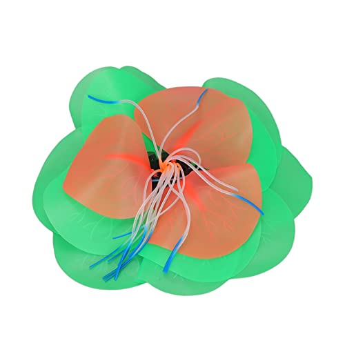 OPPWONG Aquarium Silikon, Glühaquariumdekorationen Schwimmende Aquariumpflanzen Aquariumdekor Künstliche Ornamentspflanzen für Kleine und Große Fischschalen -Dekor -Accessoires (Green) von OPPWONG