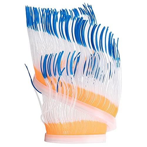 OPPWONG Aquarium Silikon, Meeres Anemonwasserpflanze Gefälschte Korallen Aquariumpflanzen Fischkasten Künstliche Koralle für Fischbox Landschaft Dekoration Accessoire, 19,69 Zoll (50cm) von OPPWONG