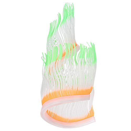 OPPWONG Aquarium Silikon, Meeres Anemonwasserpflanze Gefälschte Korallen Aquariumpflanzen Fischkasten Künstliche Koralle für Fischbox Landschaft Dekoration Accessoire, 19,69 Zoll (50cm) von OPPWONG