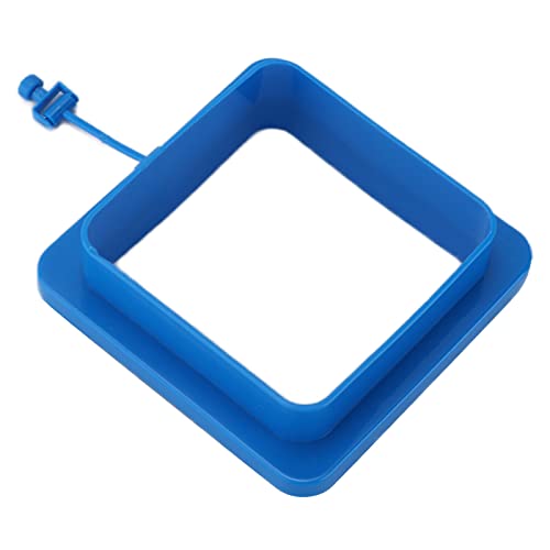 OPPWONG Fisch-Futterring, Fischsicher, Schwimmender Futterspender, Kreis, Aquarium-Futterring, Automatischer Fisch-Futterspender, Quadratische Form mit Saugnapf, Aquarium-Handtücher für von OPPWONG