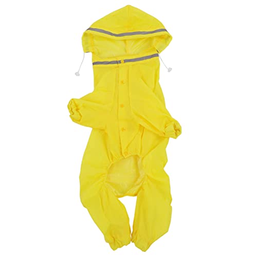OPPWONG Hund Regenmantel, Kapuze 4 -Bein Hunde Regenjacke Hunde Regenjacke Hunde Regenmantel Verstellbarer Hund Reflektierender Regenmantel für Kleine (7XL) von OPPWONG