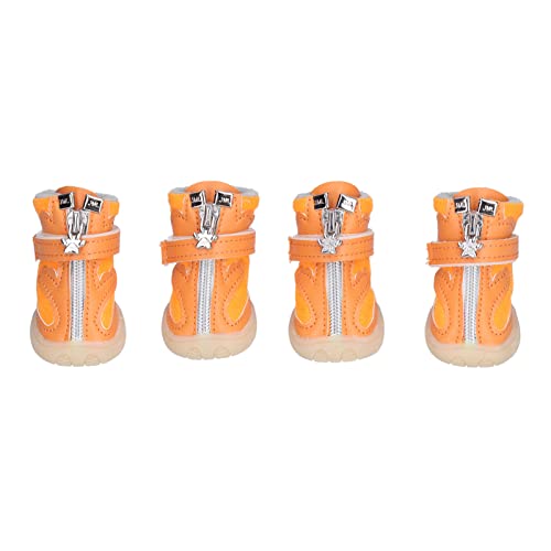 OPPWONG Hunde Regenstiefel, Atmungsaktive Hundestiefel für Sommer Heiße Pflaster Hundeschuhe Großgröße Hundestiefel Nicht -Slip -Hundestiefel für Kleine Hunde Im Freien Im (3 Größe) von OPPWONG