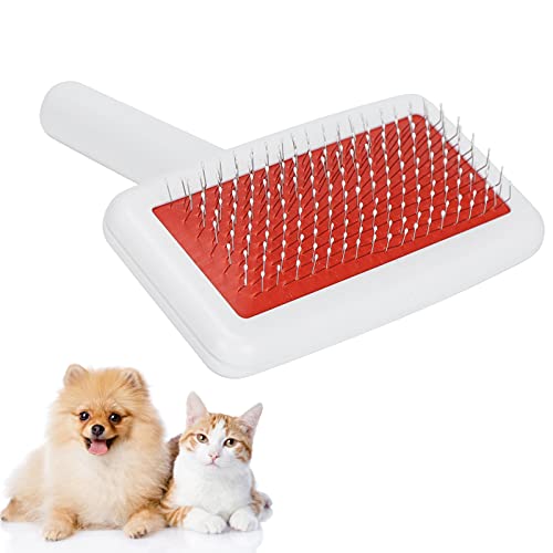 OPPWONG Hundebürste, Haustier-Zupfbürste mit Sanfter Massage, Pflege-Edelstahlstifte, Katzenbürste, Zupfbürste für Hunde, Hundepflegezubehör Zum Entfilzen, Fellverlust und Unterwolle OPPWONG Hundebürste, Haustier-Zupfbürste mit Sanfter Massage, Pflege-Edelstahlstifte, Katzenbürste, Zupfbürste für Hunde, Hundepflegezubehör Zum Entfilzen, Fellverlust und Unterwolle von OPPWONG