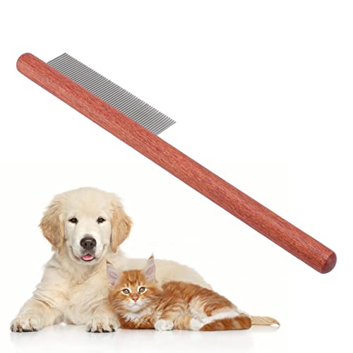 OPPWONG Hundekamm aus Metall, Fellpflegekämme aus Massivem Holz, Entfilzungskamm für Hunde, Katzenkamm, Edelstahl, Runde Nadel, Holzgriff, Fellpflegekamm für Hunde, Katzen, Kleine und OPPWONG Hundekamm aus Metall, Fellpflegekämme aus Massivem Holz, Entfilzungskamm für Hunde, Katzenkamm, Edelstahl, Runde Nadel, Holzgriff, Fellpflegekamm für Hunde, Katzen, Kleine und von OPPWONG