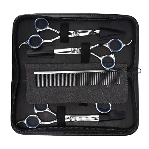 OPPWONG Hundepflege -Kit, 6pcs Haustierpflege Schere Kamm Set Hundeschere für die Pflege von Hundescheren für die Pflege von Hundepapier Katzen Haare Schneiden von (Sechs-teiliger Satz OPPWONG Hundepflege -Kit, 6pcs Haustierpflege Schere Kamm Set Hundeschere für die Pflege von Hundescheren für die Pflege von Hundepapier Katzen Haare Schneiden von (Sechs-teiliger Satz von OPPWONG