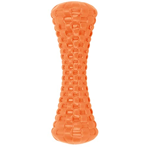 OPPWONG Hundespielzeug, Hundekauspielzeug für Aggressive Kauer, Hundezahnbürstenspielzeug Großer Rassen, Hundezahnreinigungsspielzeug, Quietschendes, Interaktives Hundespielzeug, (ORANGE) von OPPWONG
