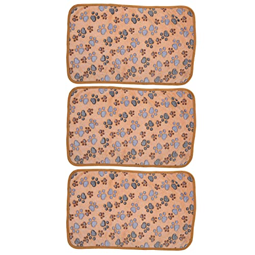 OPPWONG Katzendecke, 3-teilige Haustierdecke aus Korallenvlies, Hundedecke für die Couch, Superweiche Decke, Warme Schlafmatte für Kleine, Mittelgroße und Große Hunde, Welpen, (25,5 cm) von OPPWONG