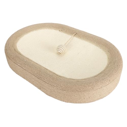 OPPWONG Katzenkratzbett, Sisal-Katzenkratzer für Hauskatzen, Schleifklaue, Katzenbetten, Möbel, Katzenkratzer, 24-Zoll-Kratzbrettschale für Kleine Katzenkätzchen, Möbelschutz OPPWONG Katzenkratzbett, Sisal-Katzenkratzer für Hauskatzen, Schleifklaue, Katzenbetten, Möbel, Katzenkratzer, 24-Zoll-Kratzbrettschale für Kleine Katzenkätzchen, Möbelschutz von OPPWONG