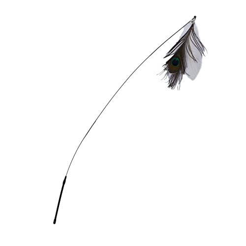 OPPWONG Katzenstab, Interaktiver Katzen Teaser Feather Zauberstab Katzenspielzeug für Innenkatzen Katzen Cat Fishing Stange Spielzeugkatze Federstock für Kätzchen Katze mit Spaß Beim OPPWONG Katzenstab, Interaktiver Katzen Teaser Feather Zauberstab Katzenspielzeug für Innenkatzen Katzen Cat Fishing Stange Spielzeugkatze Federstock für Kätzchen Katze mit Spaß Beim von OPPWONG