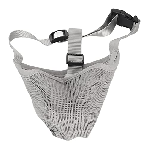 OPPWONG Maulkorb für Kleine Hunde, Atmungsaktiv, Weicher Nylon-Maulkorb, Bulldoggen-Maulkorb, kein Bellen, Netzstoff, Weicher Maulkorb für Kleine, Mittelgroße und Große Hunde, Gegen (XS) von OPPWONG