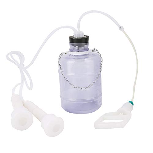 OPPWONG Melkmaschine, 3 L, Tragbare Haushalts-Ziegenmelkmaschine, Ziegenmelker, Milchmaschine, Schaf-Kuh-Melker-Set mit Vakuum-Impulspumpe für Schaf, Kuh, Ziege (für Rinder) von OPPWONG