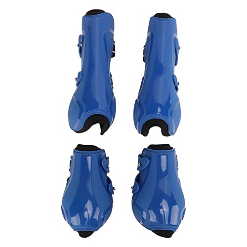 OPPWONG Pferdegamaschen, PU, elastisch, Atmungsaktiv, Verdickt, Vorne, Hinten, Pferdebeinschutz, Eisgamaschen für Pferde, Pferdefliegenstiefel, Pferdebeingamaschen Zum Reiten, (blaues OPPWONG Pferdegamaschen, PU, elastisch, Atmungsaktiv, Verdickt, Vorne, Hinten, Pferdebeinschutz, Eisgamaschen für Pferde, Pferdefliegenstiefel, Pferdebeingamaschen Zum Reiten, (blaues von OPPWONG