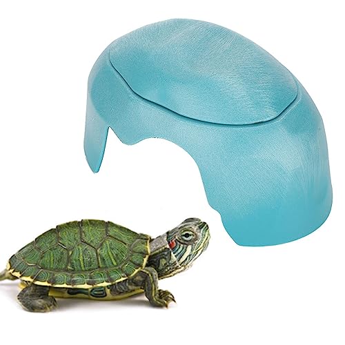 Reptilienversteck, Befeuchteter Unterschlupf für Schildkröten, Schildkrötenversteck, Schildkrötenhaus, Reptilienversteck, Schildkrötenversteck, Reptilienhöhle für (Seeblau mit Reptilienversteck, Befeuchteter Unterschlupf für Schildkröten, Schildkrötenversteck, Schildkrötenhaus, Reptilienversteck, Schildkrötenversteck, Reptilienhöhle für (Seeblau mit von OPPWONG