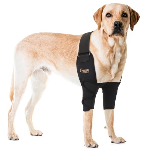 OPSELU Hunde-Ellenbogen-Bandage, Protektor-Pads für Hunde, Ellenbogen- und Schulterunterstützung, Ellenbogenhygrom, Dysplasie, Arthrose, Ellenbogenschwielen, Druckstellen und Schulterluxation (beide OPSELU Hunde-Ellenbogen-Bandage, Protektor-Pads für Hunde, Ellenbogen- und Schulterunterstützung, Ellenbogenhygrom, Dysplasie, Arthrose, Ellenbogenschwielen, Druckstellen und Schulterluxation (beide von OPSELU
