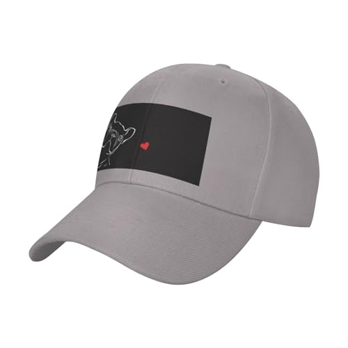 OPSREY Baseballkappe mit französischem Hund, bedruckt, verstellbar, Netzstoff, neutrale Sportkappe OPSREY Baseballkappe mit französischem Hund, bedruckt, verstellbar, Netzstoff, neutrale Sportkappe von OPSREY