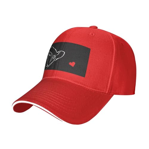 OPSREY Baseballkappe mit französischem Hund, bedruckt, verstellbar, Netzstoff, neutrale Sportmütze OPSREY Baseballkappe mit französischem Hund, bedruckt, verstellbar, Netzstoff, neutrale Sportmütze von OPSREY