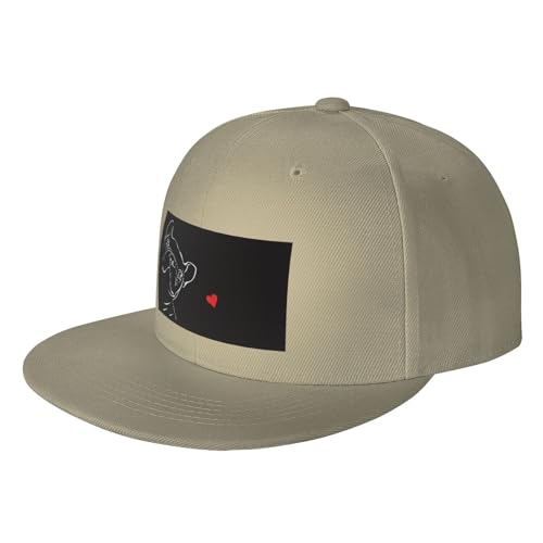 OPSREY Baseballkappe mit französischem Hund, bedruckt, verstellbar, neutrale Sportmütze OPSREY Baseballkappe mit französischem Hund, bedruckt, verstellbar, neutrale Sportmütze von OPSREY