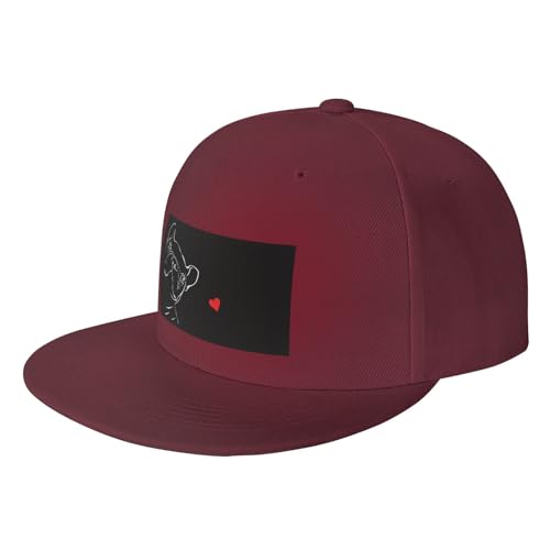 OPSREY Baseballkappe mit französischem Hund, bedruckt, verstellbar, neutrale Sportmütze OPSREY Baseballkappe mit französischem Hund, bedruckt, verstellbar, neutrale Sportmütze von OPSREY