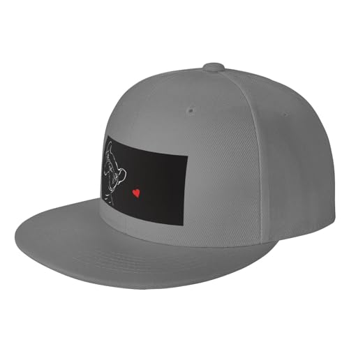 OPSREY Baseballkappe mit französischem Hund, bedruckt, verstellbar, neutrale Sportmütze OPSREY Baseballkappe mit französischem Hund, bedruckt, verstellbar, neutrale Sportmütze von OPSREY