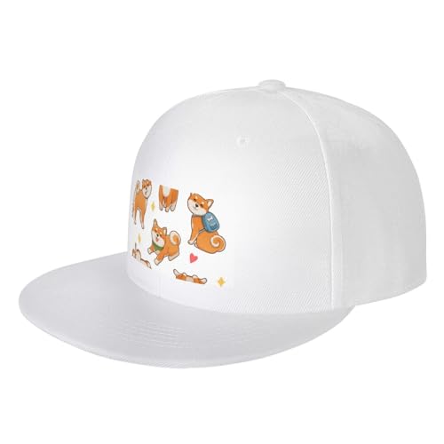 OPSREY Baseballkappe mit niedlichem Shiba-Inu-Motiv, bedruckt, verstellbar, neutrale Sportmütze OPSREY Baseballkappe mit niedlichem Shiba-Inu-Motiv, bedruckt, verstellbar, neutrale Sportmütze von OPSREY