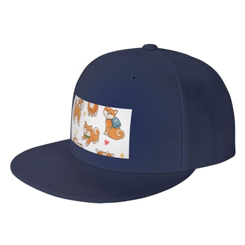OPSREY Baseballkappe mit niedlichem Shiba-Inu-Motiv, bedruckt, verstellbar, neutrale Sportmütze OPSREY Baseballkappe mit niedlichem Shiba-Inu-Motiv, bedruckt, verstellbar, neutrale Sportmütze von OPSREY