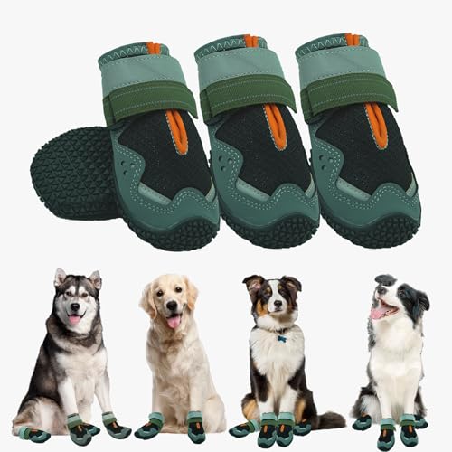 OPUIMCD Hundeschuhe für große, mittelgroße und kleine Hunde, Pfotenschutz, Netzgewebe, atmungsaktiv, Sommer, heißer Gehweg, wasserdicht, rutschfest, für Hartholzböden, Outdoor, Laufen, Winter, OPUIMCD Hundeschuhe für große, mittelgroße und kleine Hunde, Pfotenschutz, Netzgewebe, atmungsaktiv, Sommer, heißer Gehweg, wasserdicht, rutschfest, für Hartholzböden, Outdoor, Laufen, Winter, von OPUIMCD
