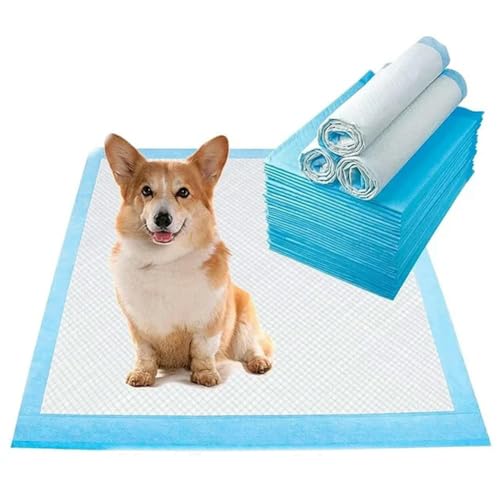 120 Stück saugfähige Haustier-Windel, Hunde-Trainings-Pee-Pads, Einweg-gesunde Windelmatte für Katzen, Hundewindeln, schnell trocknende Oberflächenmatte 120 Stück saugfähige Haustier-Windel, Hunde-Trainings-Pee-Pads, Einweg-gesunde Windelmatte für Katzen, Hundewindeln, schnell trocknende Oberflächenmatte von OPica