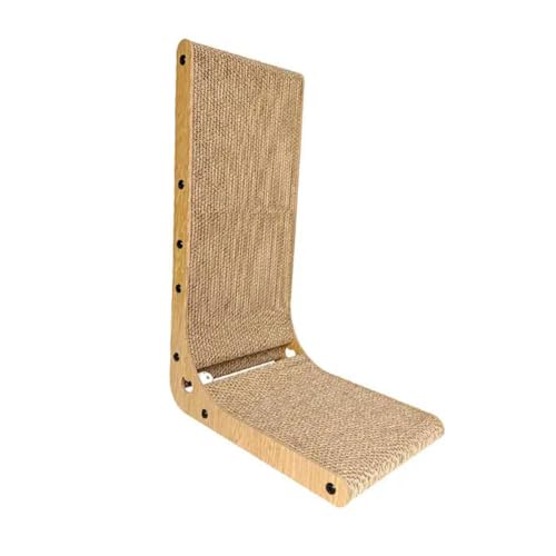 Katzenkratzer L, Katzenlounge, robust, recycelbar, mit Spielzeug, Kugelbahn, Bett, Karton, 60 x 39 cm von OPica