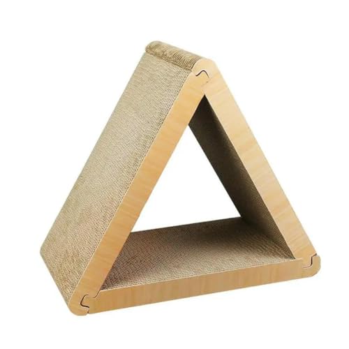 Katzenkratzer aus Pappe, 6-seitige Katzenunterlage aus Pappe im Dreieck, Spielzubehör für Haustiere für Unterhaltung, Spielzimmer, Wohnzimmer Katzenkratzer aus Pappe, 6-seitige Katzenunterlage aus Pappe im Dreieck, Spielzubehör für Haustiere für Unterhaltung, Spielzimmer, Wohnzimmer von OPica
