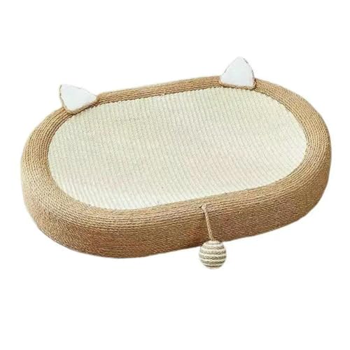 Katzenkratzpads, ovale Form, Katzenkratzpad mit Ball, Spielzeug, Katzennest, gewebtes Heimtierbedarf, verhindert die Zerstörung von Katzen Katzenkratzpads, ovale Form, Katzenkratzpad mit Ball, Spielzeug, Katzennest, gewebtes Heimtierbedarf, verhindert die Zerstörung von Katzen von OPica