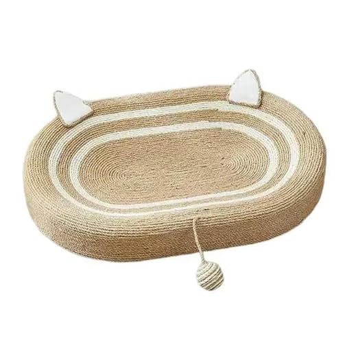 Katzenkratzpads, ovale Form, Katzenkratzpad mit Ball, Spielzeug, Katzennest, gewebtes Heimtierbedarf, verhindert die Zerstörung von Katzen Katzenkratzpads, ovale Form, Katzenkratzpad mit Ball, Spielzeug, Katzennest, gewebtes Heimtierbedarf, verhindert die Zerstörung von Katzen von OPica