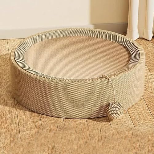 Katzennestbecken Schleifklauennest Hanfseil Fang Bad Sisal Katzenkratzbrett Nest Katzenzubehör Übergroß 40X10CM Katzennestbecken Schleifklauennest Hanfseil Fang Bad Sisal Katzenkratzbrett Nest Katzenzubehör Übergroß 40X10CM von OPica